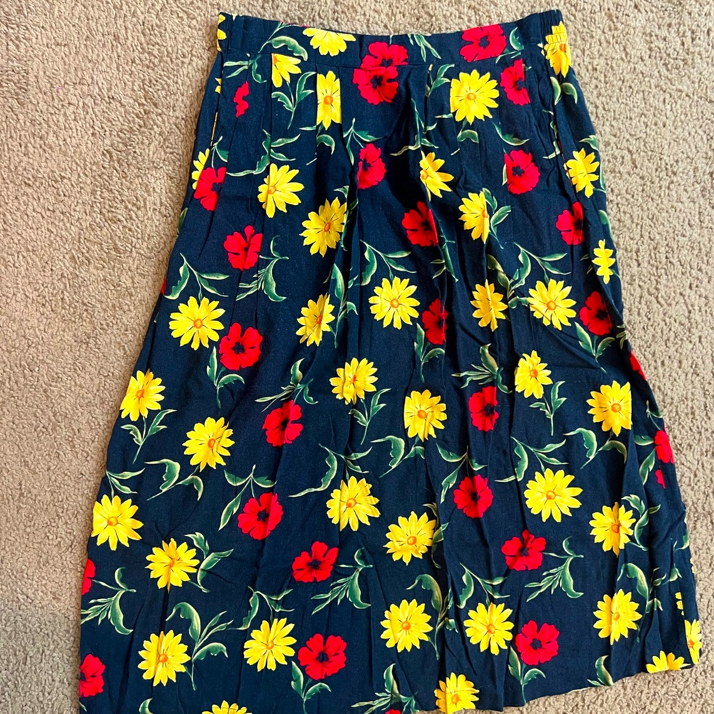 4/$20 Floral Maxi Skirt